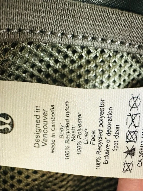 Lululemon Olive Green Lightweight Crossbody Belt Bag NWOT - Picture 6 of 9